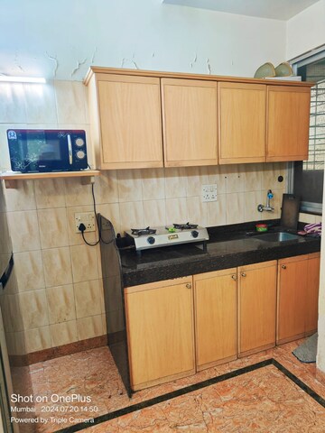 Kitchen in 1 BHK Apartment at Bandra West – for Rent