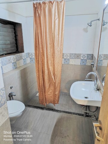 Bathroom in 1 BHK Apartment at Bandra West – for Rent