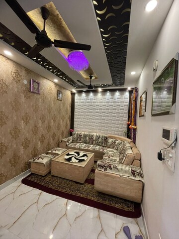 Living Room in 3 BHK Builder Floor at Mahavir Enclave – for Sale
