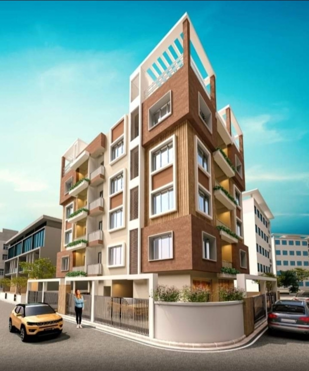 3 BHK + Study Room Apartment For Sale in New Town Action Area 1