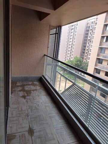 Balcony in 3 BHK Apartment at Pacifica North Enclave, Khodiyar – for Rent