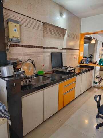 Kitchen in 4 BHK Apartment at Vidarbha Mahesh CHS, Kavesar – for Rent