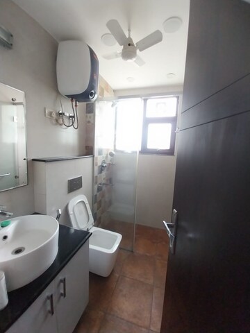 Bathroom in 3 BHK Apartment at Greater Kailash Part 3 – for Rent