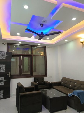 Living Room in 1 BHK Builder Floor at Freedom Fighters Enclave – for Rent