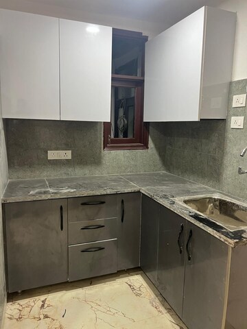 Kitchen in 1 BHK Builder Floor at Freedom Fighters Enclave – for Rent