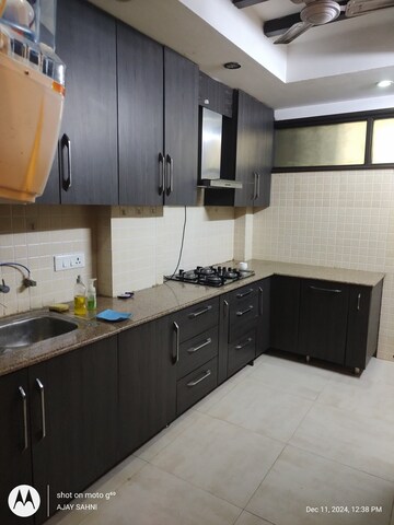 Kitchen in 3 BHK Builder Floor at Mehrauli – for Rent