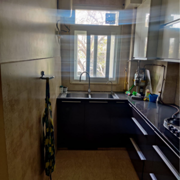 Kitchen in 3 BHK Builder Floor at Kailash Colony – for Rent