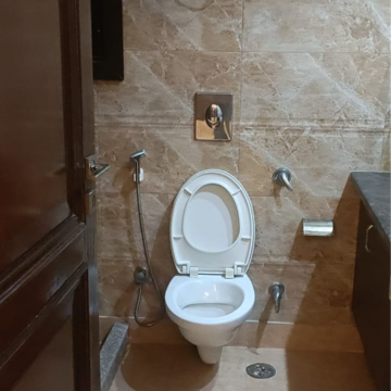 Bathroom in 3 BHK Builder Floor at Greater Kailash – for Rent