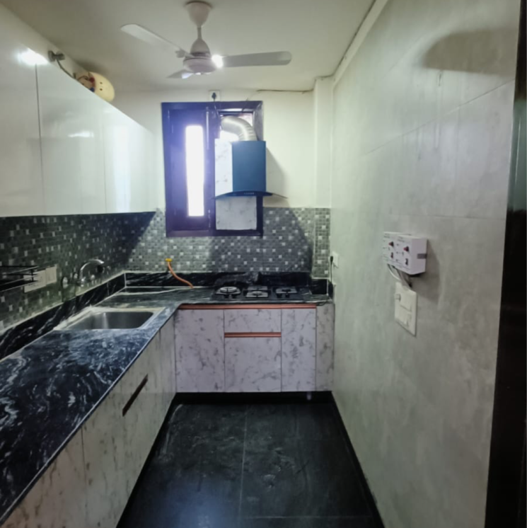 Kitchen, east of kailash 3 Bedroom 1400 Sq.Ft. Builder Floor In East Of Kailash Delhi 7996300