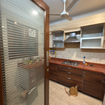 Kitchen in 3 BHK Builder Floor at Greater Kailash I – for Rent