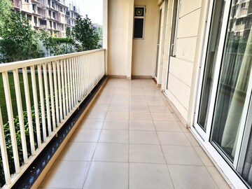 Balcony in 3 BHK Apartment at Motia Blue Ridge, Dhakoli Village – for Sale