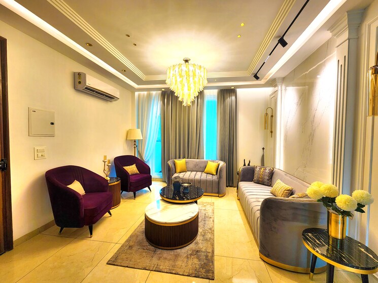 Living Room, gvt-beliston-avenue 3 Bedroom 1772 Sq.Ft. Apartment In Dhakoli Village Zirakpur 7996457