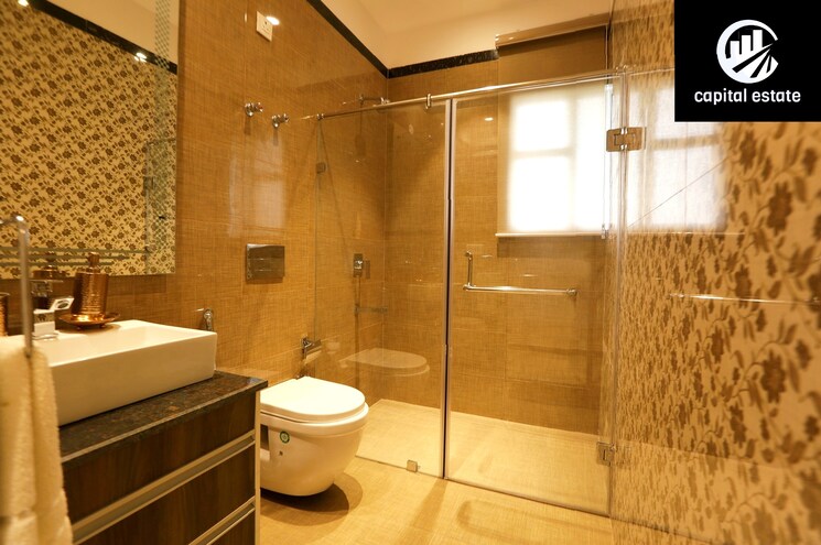 Bathroom, sushma-crescent 3 Bedroom 1860 Sq.Ft. Apartment In Dhakoli Village Zirakpur 7996459