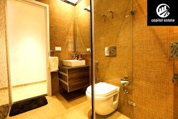 Bathroom in 3 BHK Apartment at Sushma Crescent, Dhakoli Village – for Sale