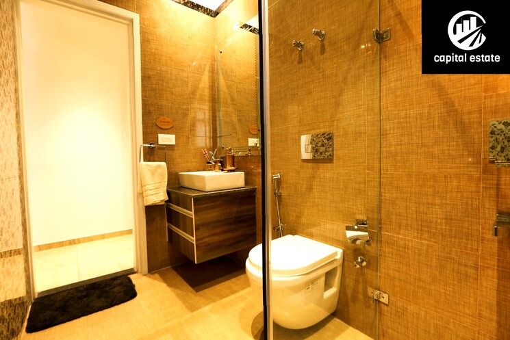 Bathroom, sushma-crescent 3 Bedroom 1860 Sq.Ft. Apartment In Dhakoli Village Zirakpur 7996459