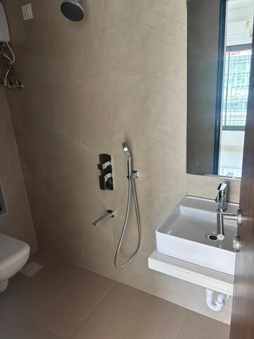 Bathroom in 3 BHK Apartment at Arkade Aspire, Goregaon East – for Rent