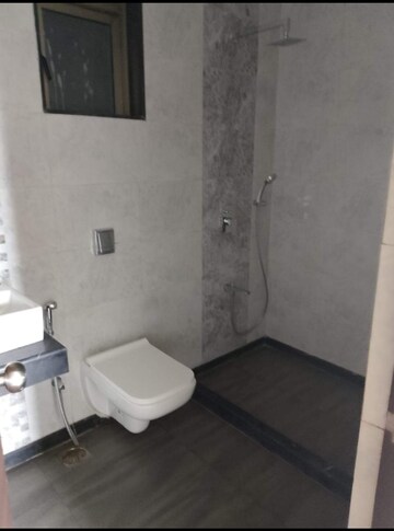 Bathroom in 3 BHK Apartment at Rajesh Raj Infinia, Malad West – for Rent
