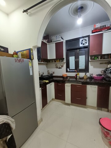 Kitchen in 2 BHK Builder Floor at Freedom Fighters Enclave – for Rent