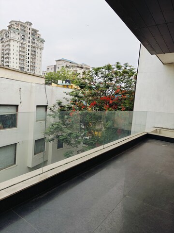 Balcony in 3 BHK Builder Floor at Ansal Sushant Lok I, Sector 43 – for Rent
