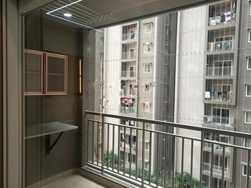 Balcony in 3 BHK Apartment at Brigade Citadel Phase III, Moti Nagar – for Rent