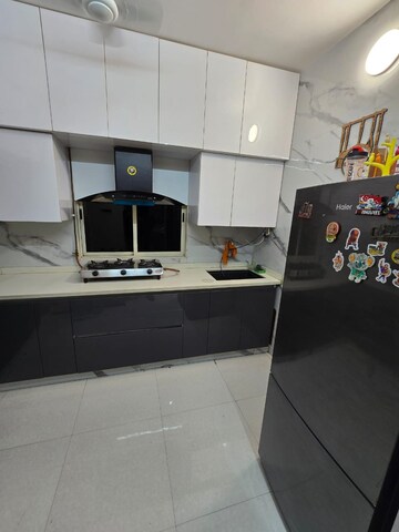 Kitchen in 1 BHK Apartment at Swastik Residency 1, Ghodbunder Road – for Rent