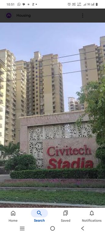 3 BHK Apartment For Rent in Civitech Stadia Sector 79 Noida  7996880