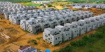 4 BHK Villa – Exterior View View at Aurobindo Sansa County, Peeranchuruvu - for Sale