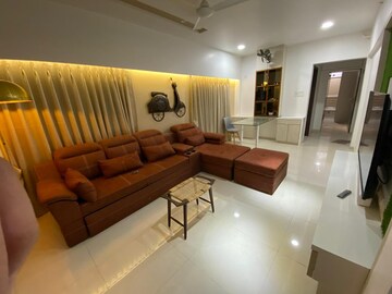 Living Room in 2 BHK Apartment at Puranik Abitante, Bavdhan – for Rent