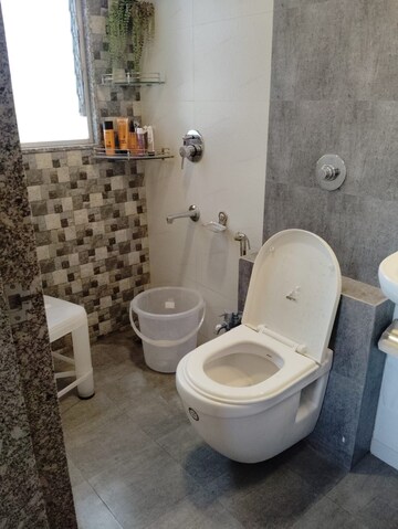 Bathroom in 2 BHK Apartment at Puranik Abitante, Bavdhan – for Rent