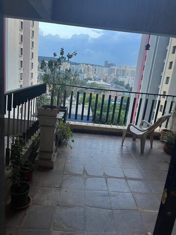 Balcony in 3.5 BHK Apartment at Pebbles I, Bavdhan – for Rent