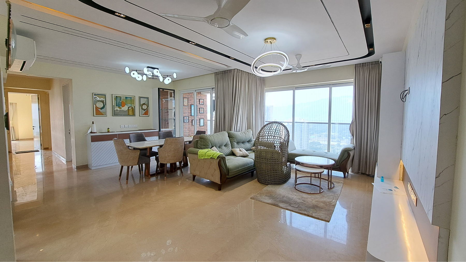 3 BHK + Study Room Apartment For Sale in Soham Crystal Spires