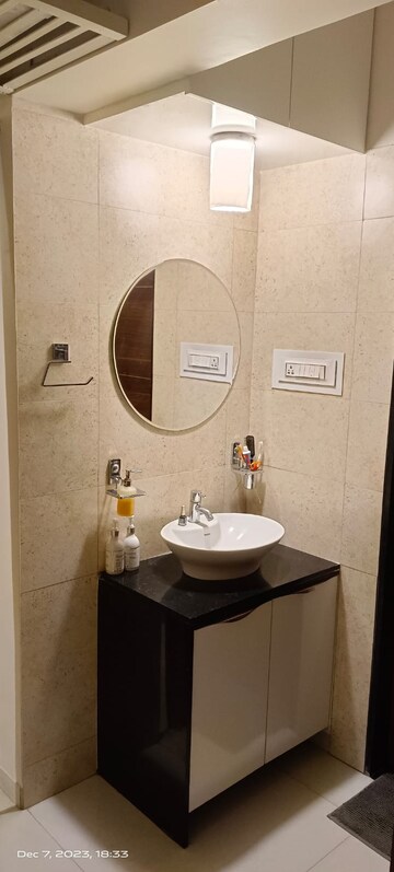 Bathroom in 3 BHK Apartment at Suyog Padmavati Hills, Bavdhan – for Rent