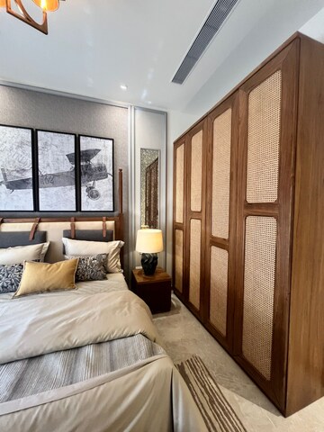 Bedroom in 3 BHK Apartment at Hiranandani Lake Enclave, Ghodbunder Road – for Sale