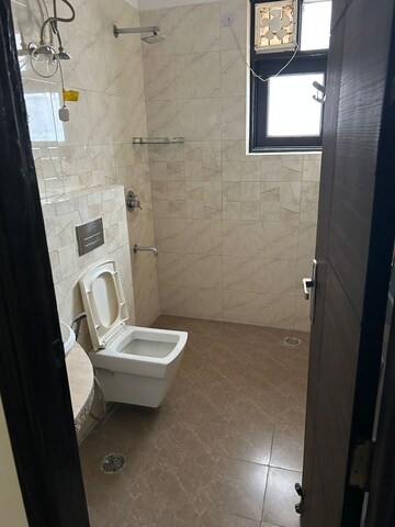 Bathroom in 3 BHK Builder Floor at Ansal Sushant Lok I, Sector 43 – for Rent