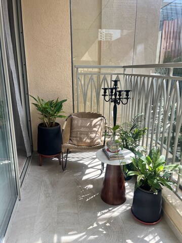Balcony in 5 BHK Apartment at Hiranandani Estate Rodas Enclave, Ghodbunder Road – for Sale