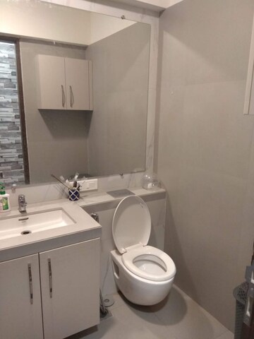Bathroom in 2.5 BHK Apartment at The Wadhwa Atmosphere, Mulund West – for Rent