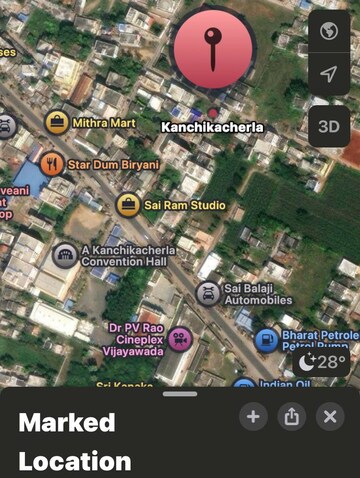  Plot – Map Location View at Kanchikacherla - for Sale