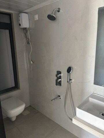 Bathroom in 3 BHK Apartment at Arkade Aspire, Goregaon East – for Rent