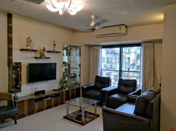 Living Room in 3 BHK Penthouse at NRI Complex Phase I, Seawoods Sector 58 – for Rent