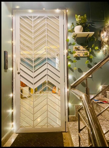 Staircase in 2.5 BHK Builder Floor at Freedom Fighters Enclave – for Rent