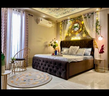 Living Room in 2.5 BHK Builder Floor at Freedom Fighters Enclave – for Rent