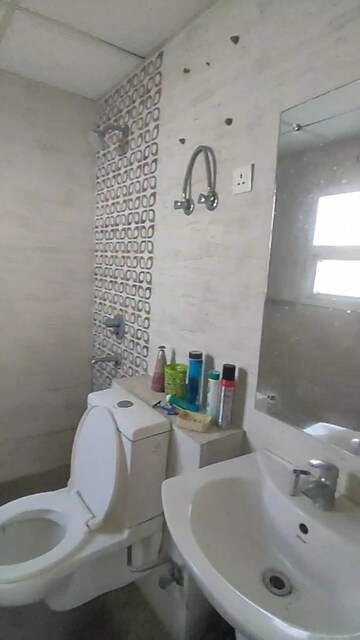 Bathroom in 3 BHK Builder Floor at Omaxe New Chandigarh, North Mullanpur – for Rent