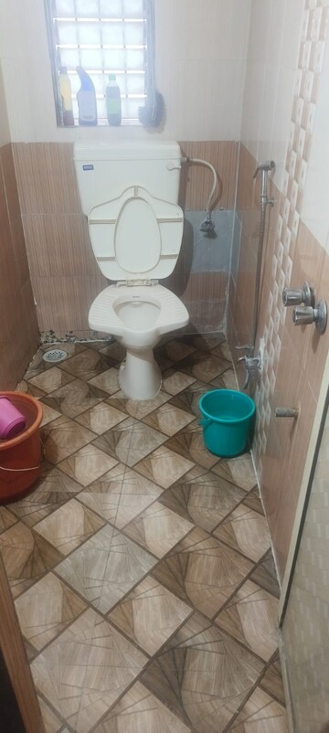 Bathroom in 1 BHK Apartment at Punarvasu CHS, Dombivli West – for Rent