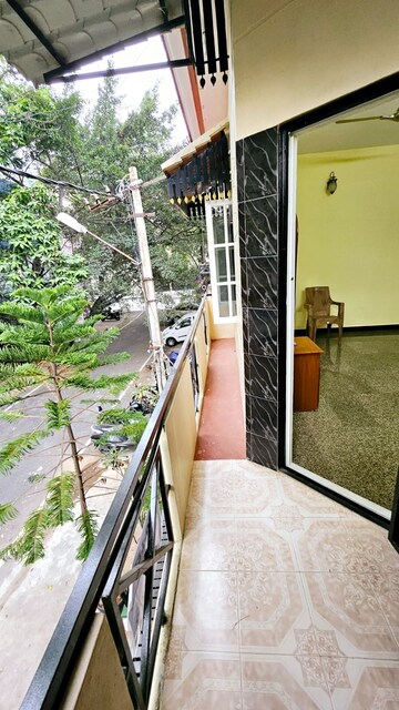 Balcony in 2 BHK Builder Floor at Hsr Layout – for Rent