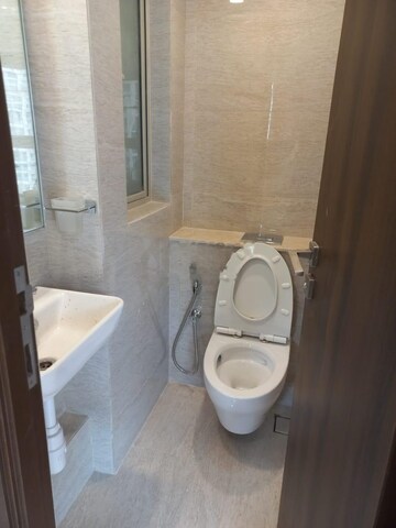 Bathroom in 1 BHK Apartment at Hiranandani Regent Hill, Powai – for Rent