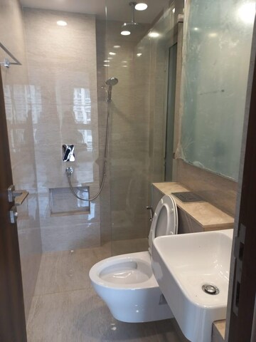 Bathroom in 1 BHK Apartment at Hiranandani Regent Hill, Powai – for Rent
