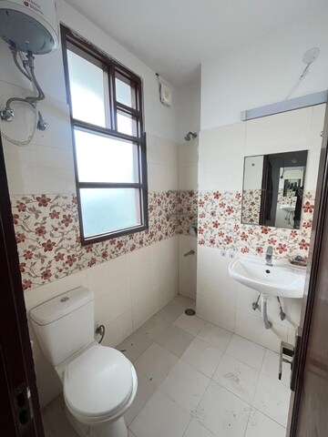 Bathroom in 2 BHK Builder Floor at Ansal Sushant Lok I, Sector 43 – for Rent