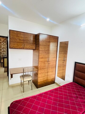 Bedroom in 2 BHK Builder Floor at Ansal Sushant Lok I, Sector 43 – for Rent