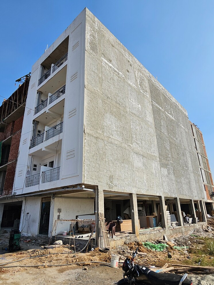 Exterior View, knowledge park v greater noida 2 Bedroom 1050 Sq.Ft. Builder Floor In Knowledge Park V Greater Noida Greater Noida 7997821