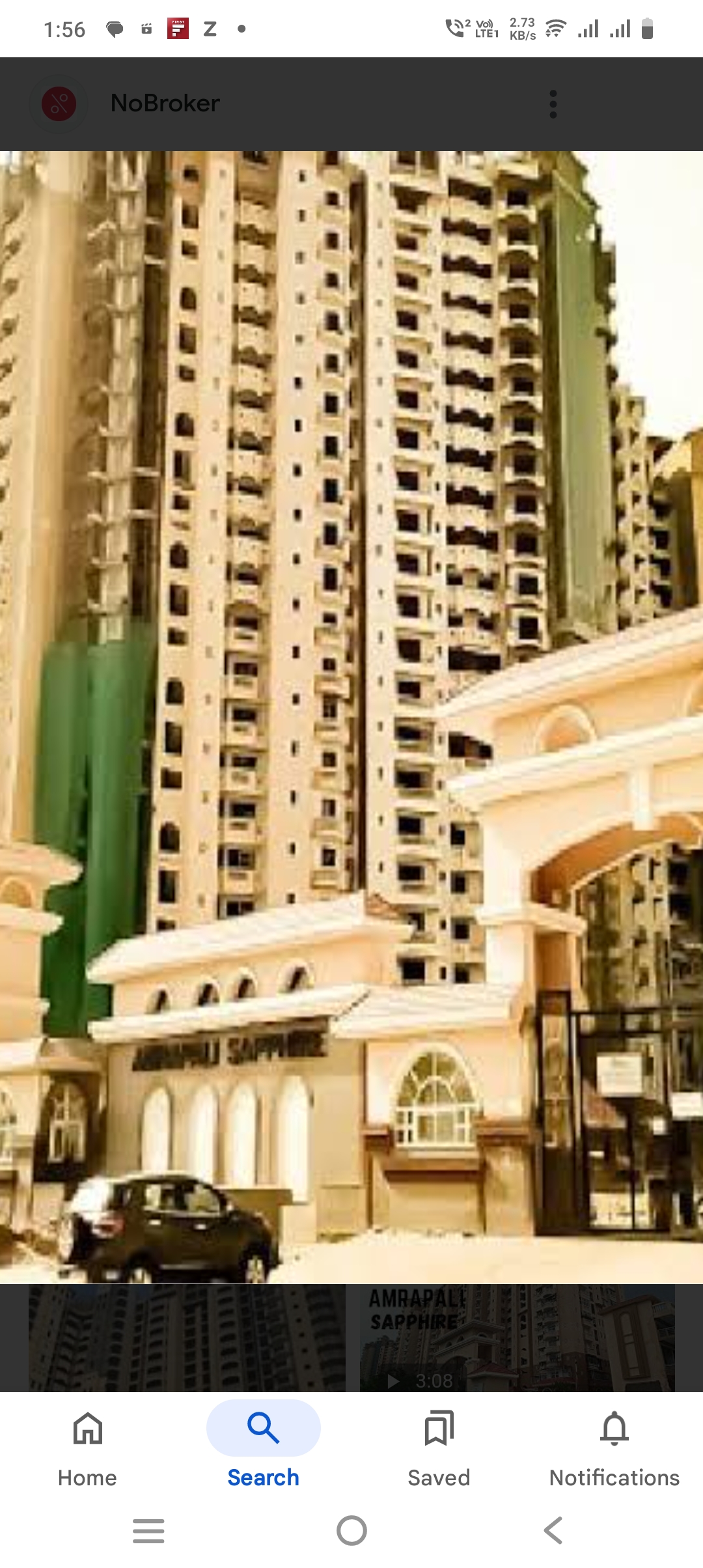 3 BHK + Servant Room,Study Room Apartment For Sale in Amrapali Sapphire